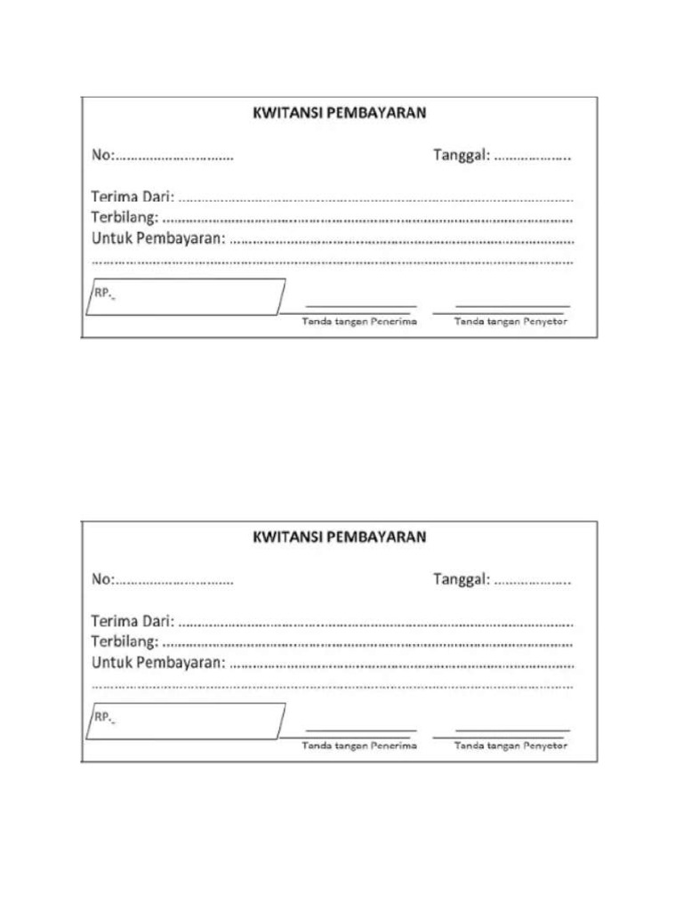 Format Receipt 5 | PDF