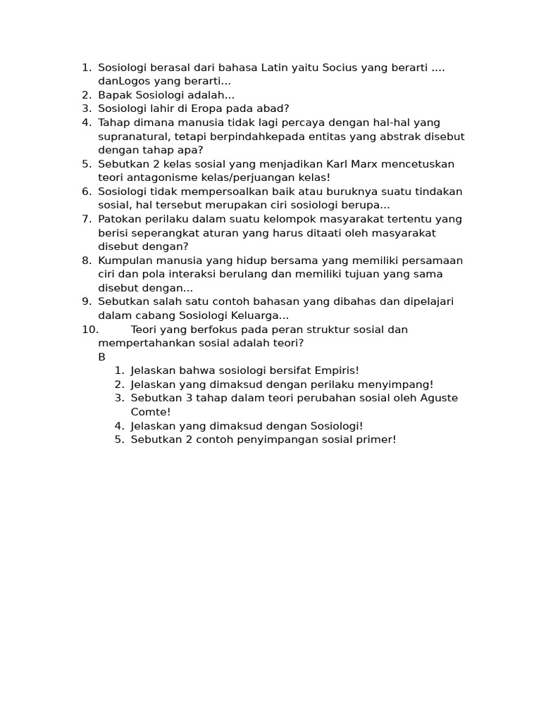 Memaksimalkan Persiapan Ujian: Panduan Lengkap Mengunduh Soal Sosiologi Kelas 10 Semester 2