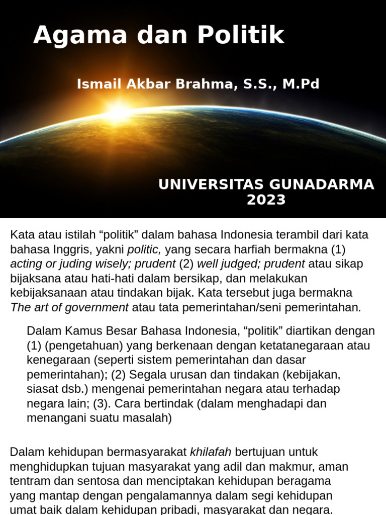 Strategi hubungan rahasia antara tokoh politik dan kelompok spiritual