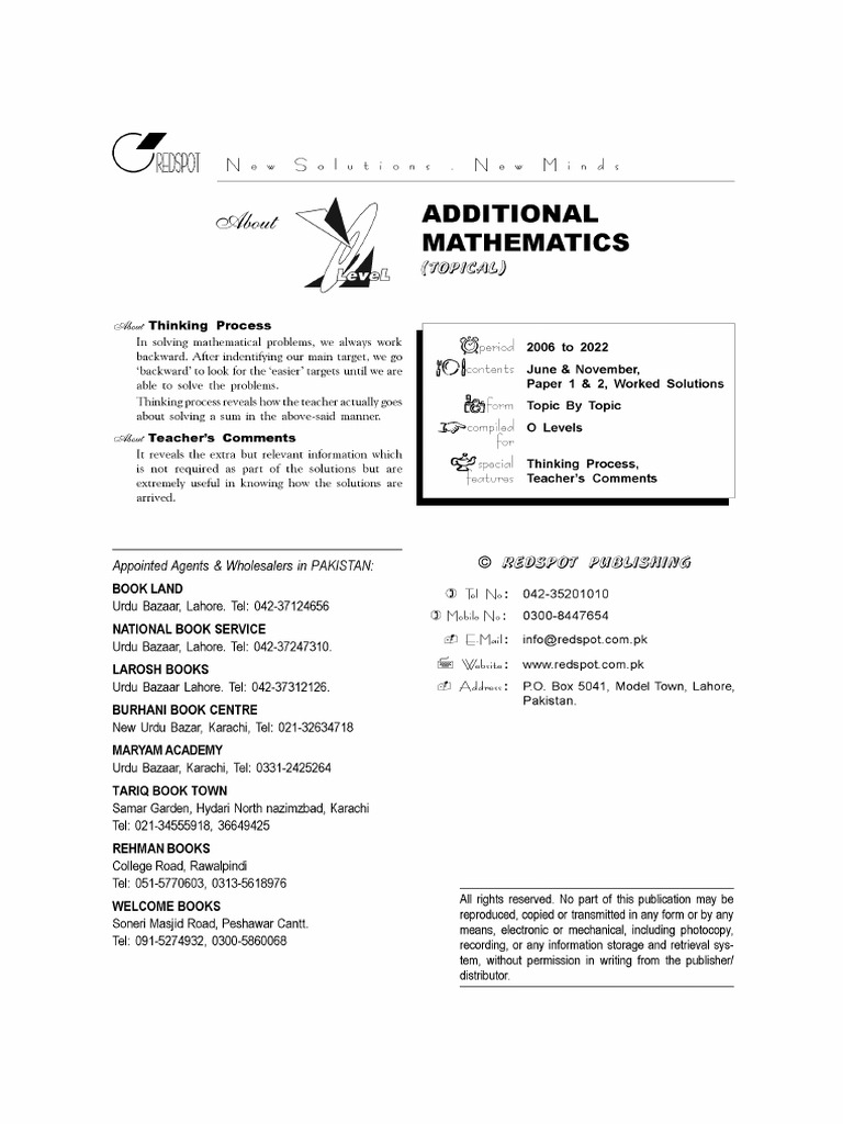 OL Add Math | PDF
