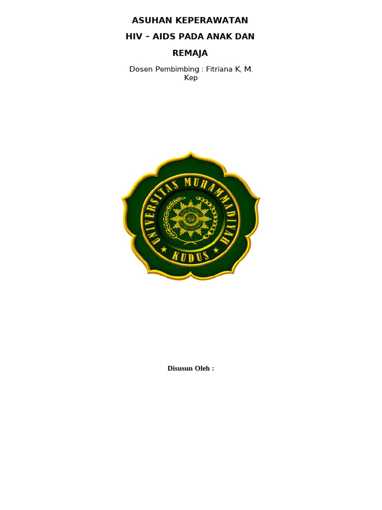 Asuhan Keperawatan Hiv-Aids Pada Anak Dan Remaja Kelompok 3 | PDF