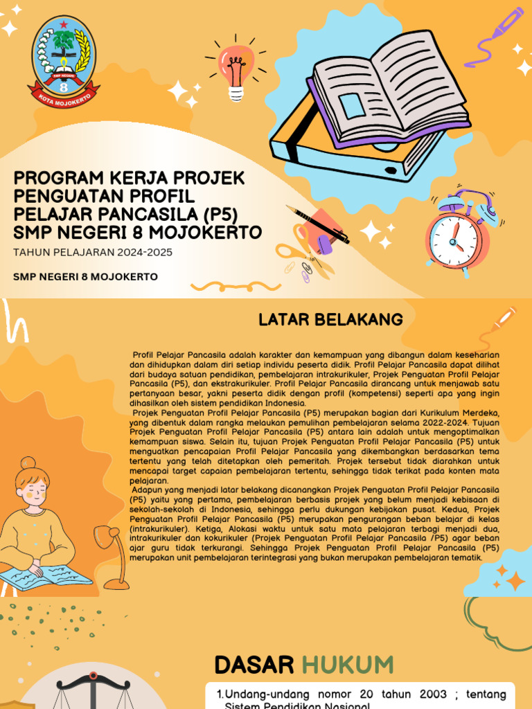P5 SMPN 8 Mojokerto 2024-2025 | PDF