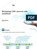 Paulo Chainho Maxim is Ing CSPs Network With Cloud and SaaS