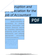 Job Description and Job Specification For The Job of Accountant