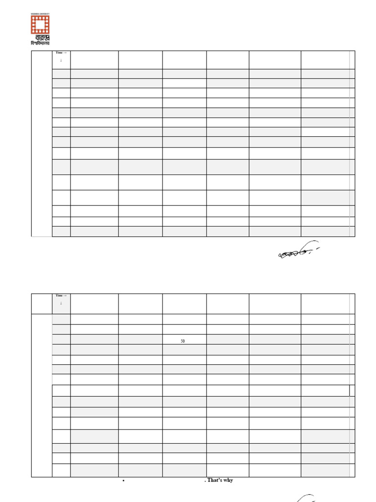 Class Routine Summer 2024 130 Hours 8 | PDF