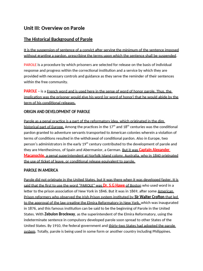 Correctional Administration Reviewer | PDF