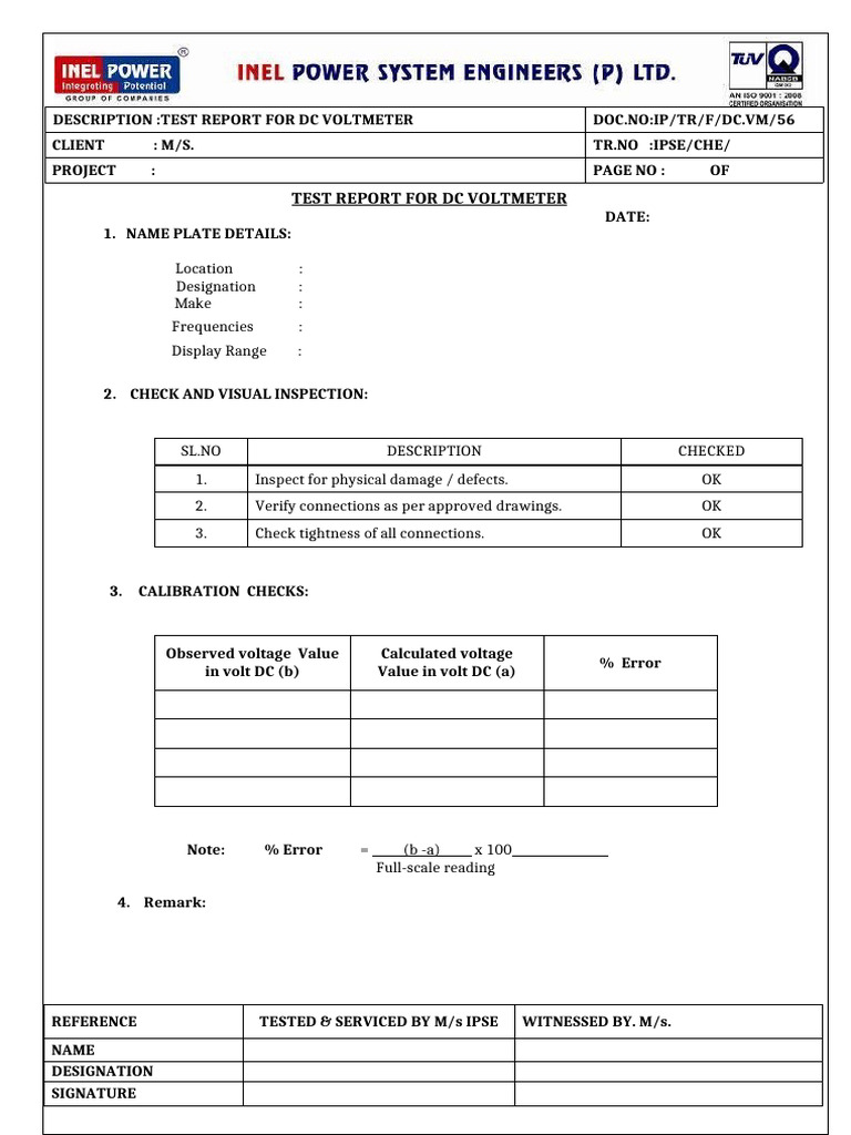 56-DC Voltmeter | PDF