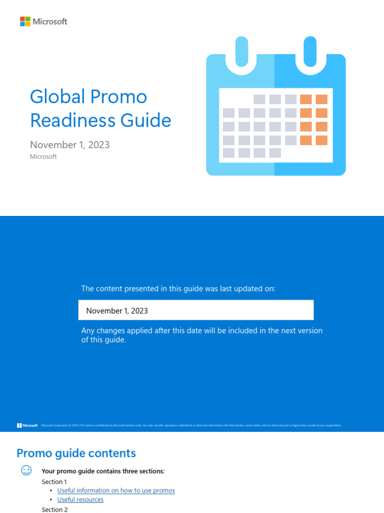 14-11-23 - Global Promo Readiness Guide | PDF