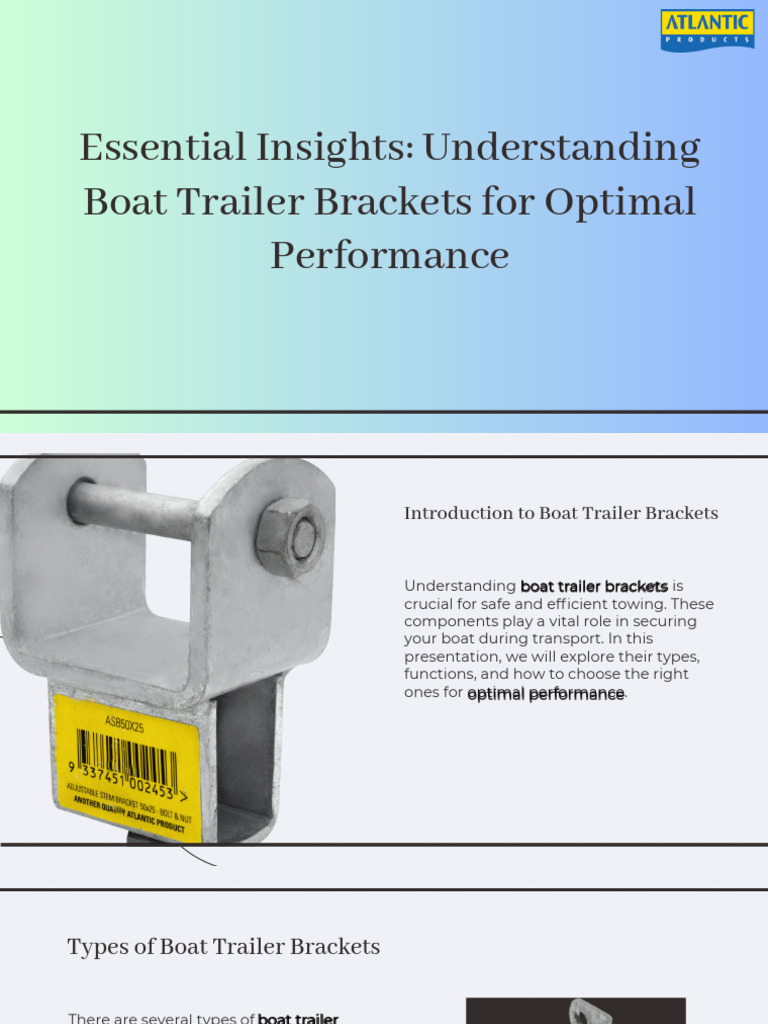 Boat Trailer Bracket | PDF