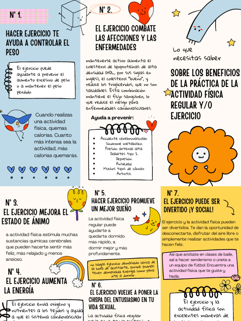 Tema 2 Beneficios De La Practica De La Actividad Física Pdf