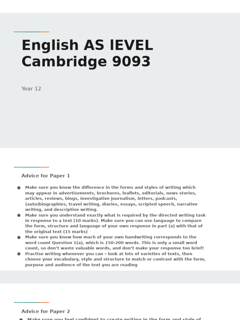 Advice For Papers | PDF