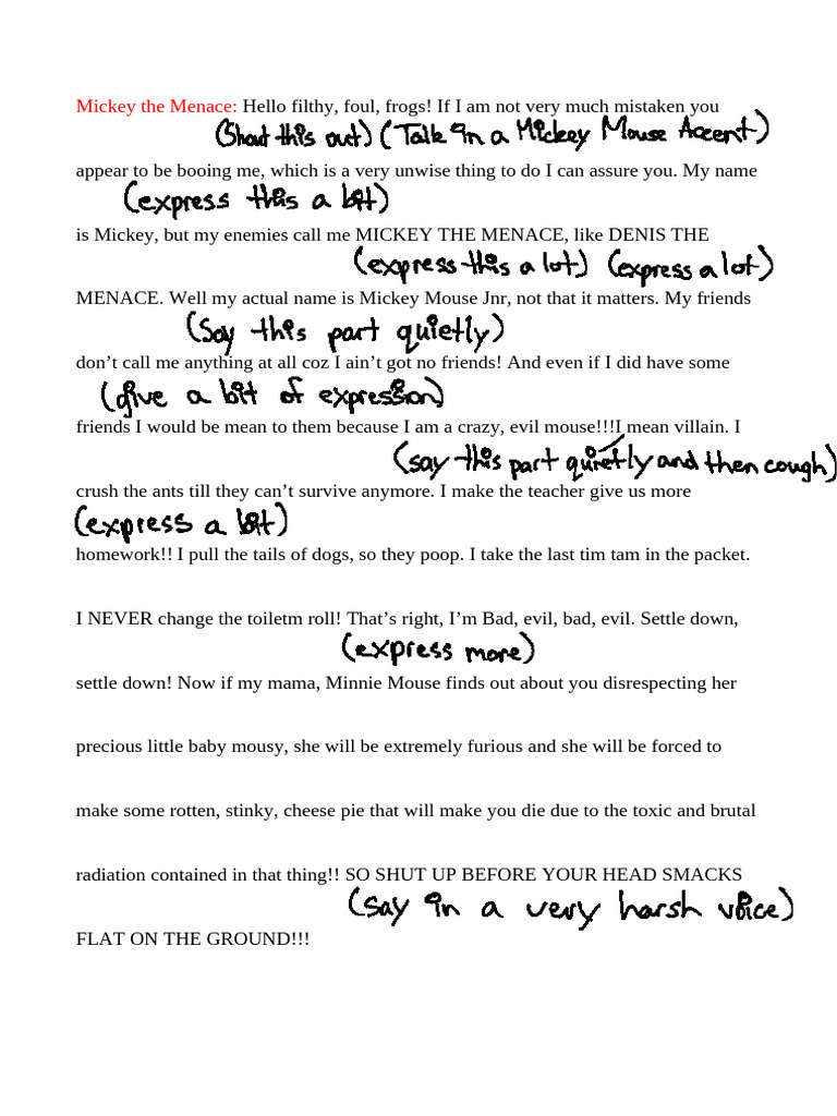 Drama Script | PDF