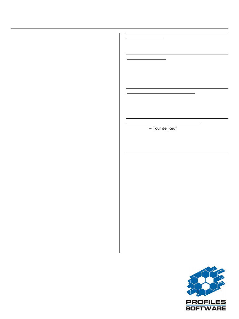 Profiles Software Reference List | PDF