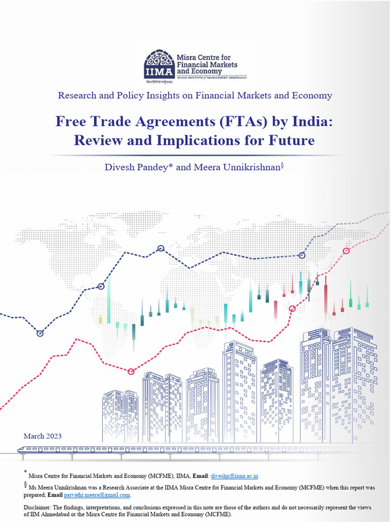 India's Free Trade Agreements Review | PDF | Non Tariff Barriers To ...