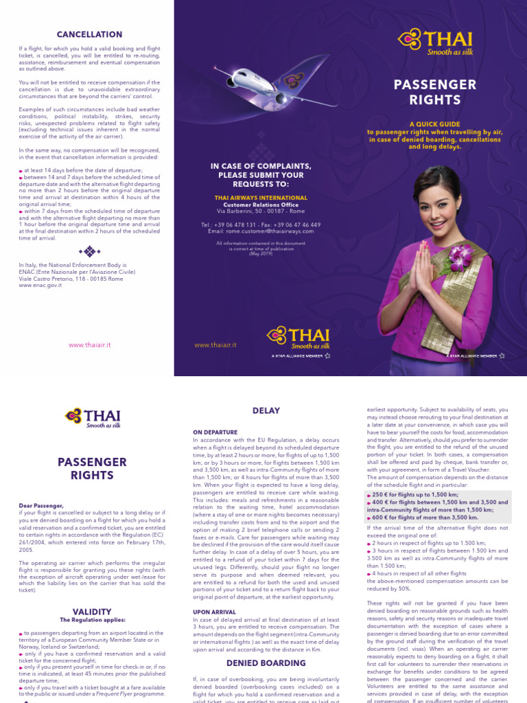 Leaflet Passenger Rights en 01JUL19 | PDF