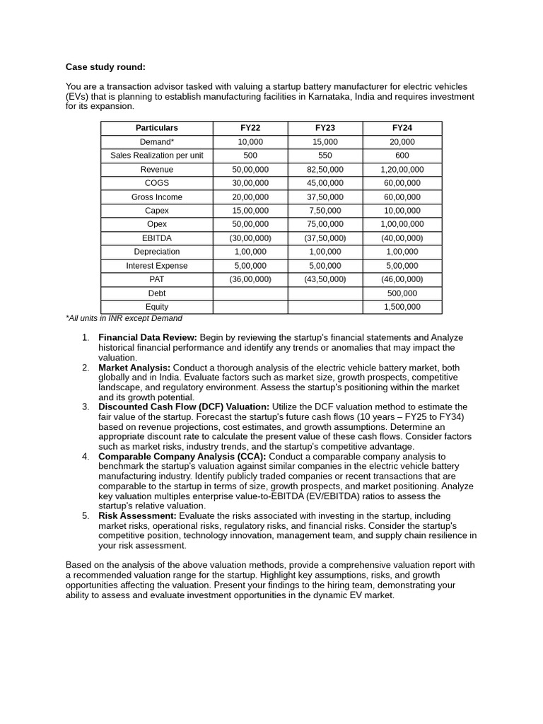 Case Study Round | PDF