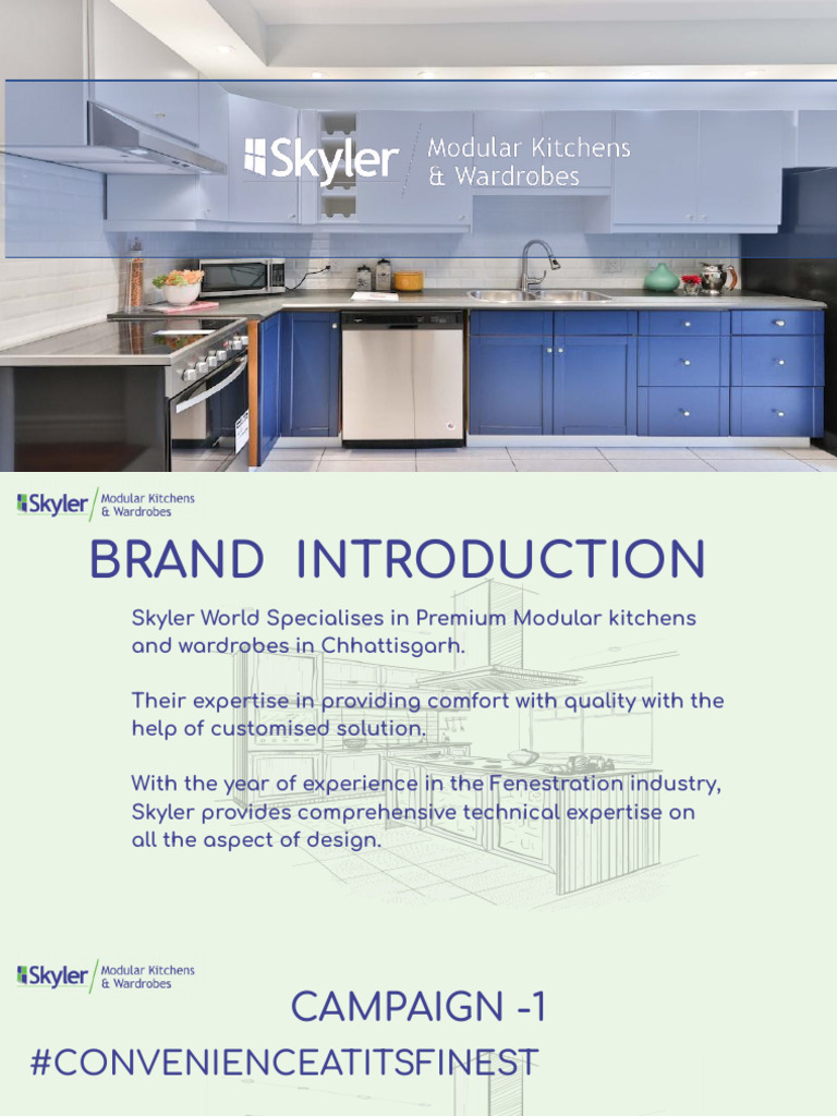 Skyler Modular Kitchens Campaign Overview | PDF