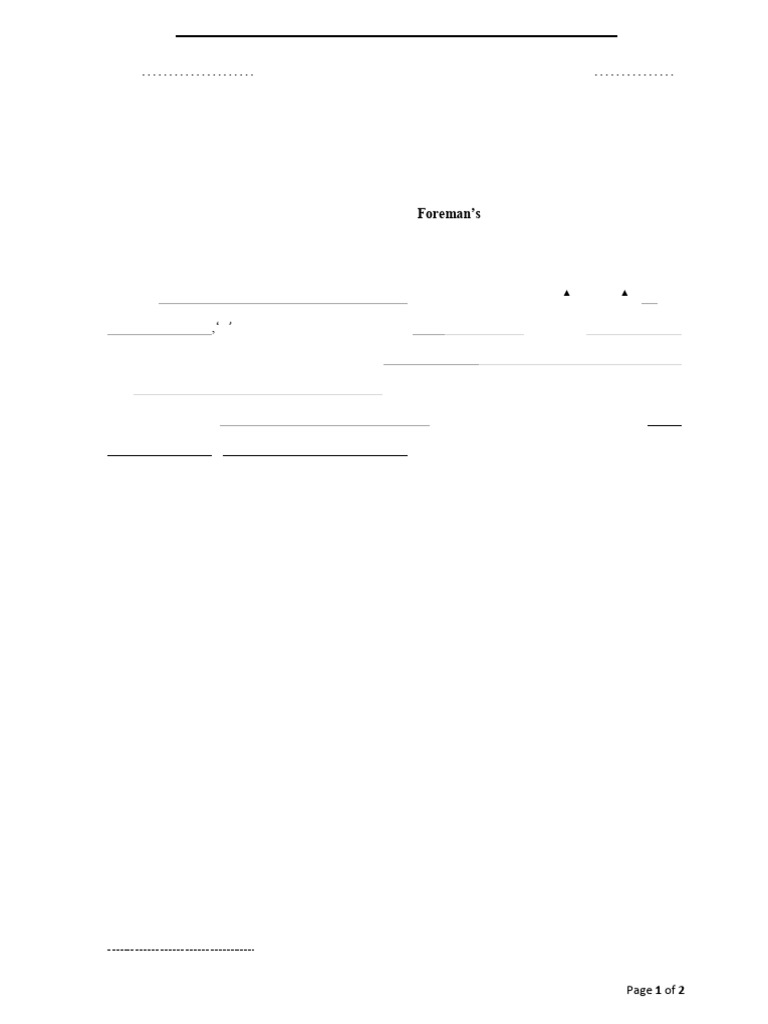 Proforma of Experience Certificate in A Mine - New | PDF
