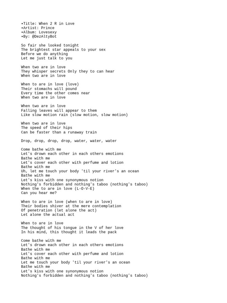 When 2 r in love pdf