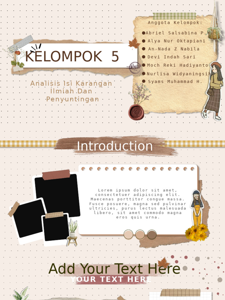 Scrapbook Template | PDF