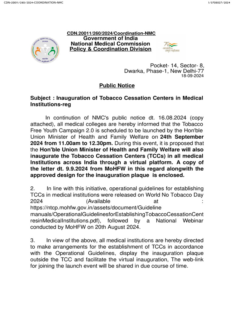 Public notice upload pdf
