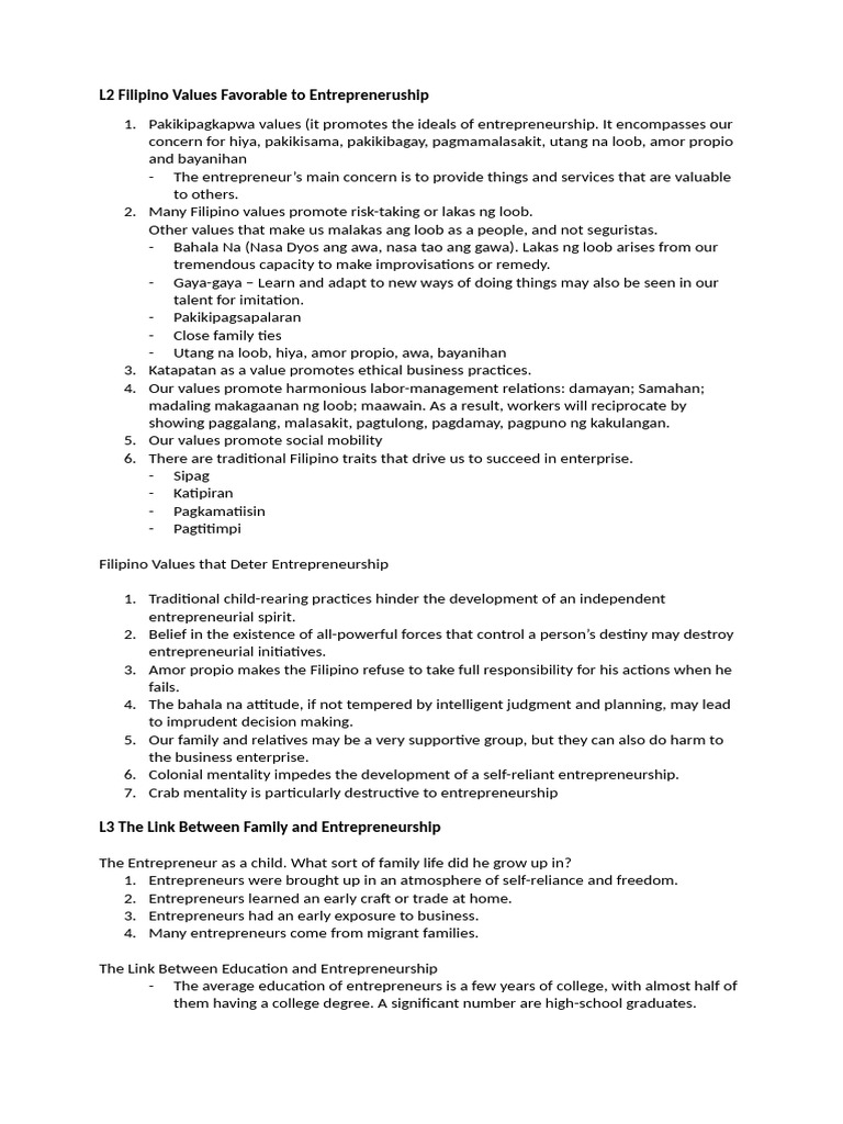 L2,3,4 Entrep | PDF