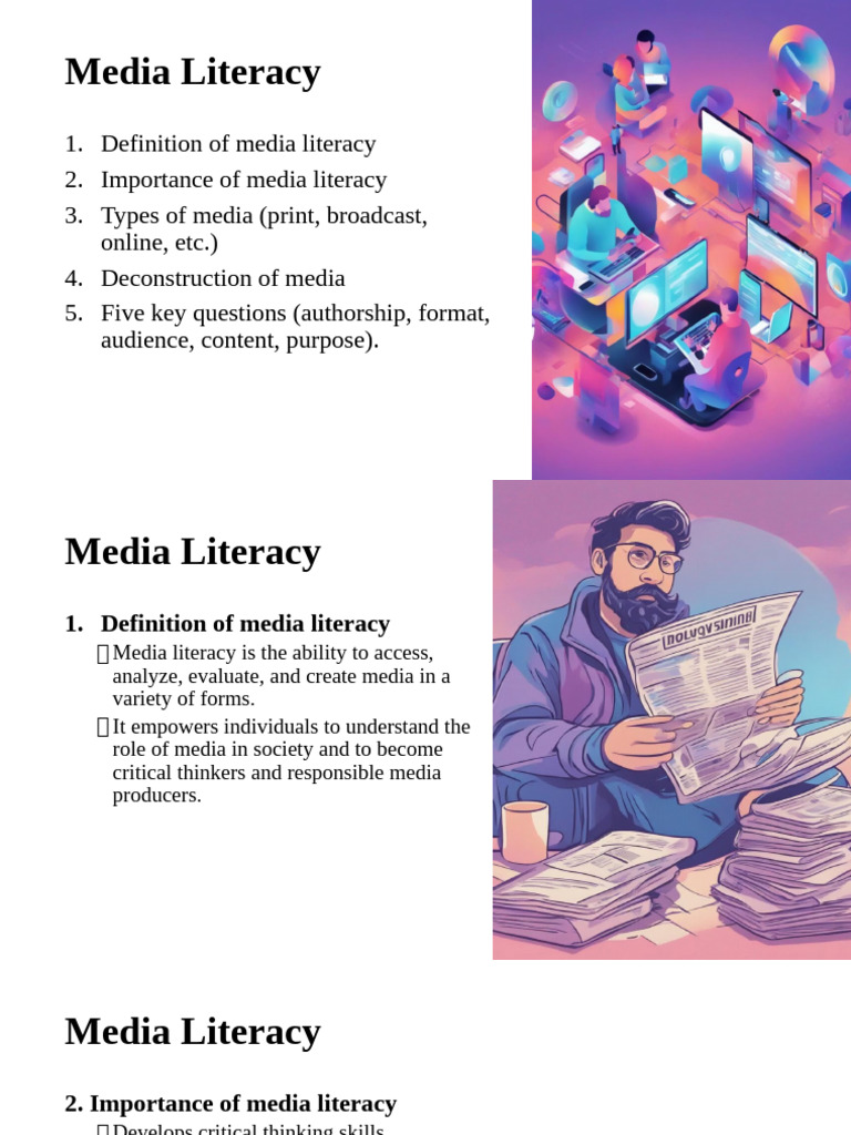 Understanding Media Literacy Essentials | PDF