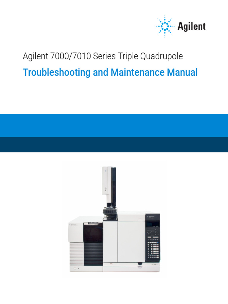 User Manual GC Ms TQ System 7000 7010 Series G7003 90051 en Agilent | PDF