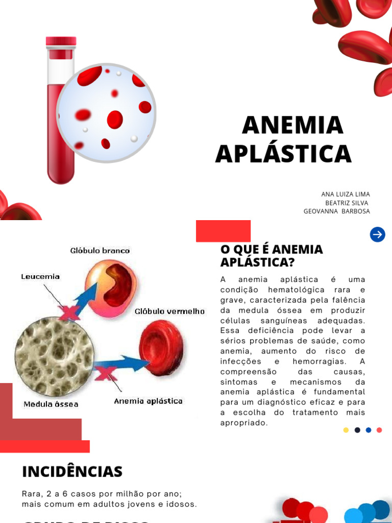 Apresentação Anemia Aplástica | PDF