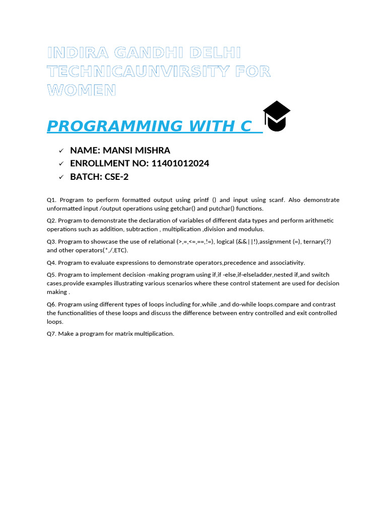 Assignment | PDF