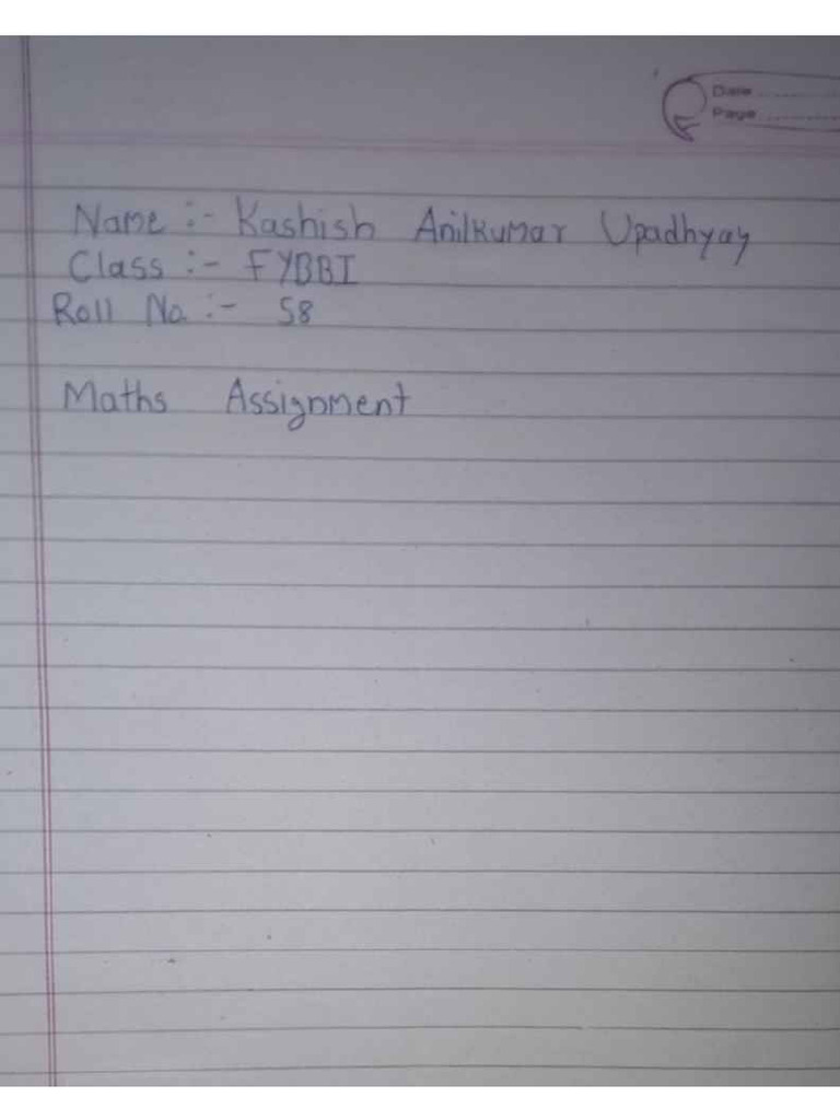 Maths Assignment 11zon | PDF