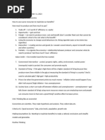 Economics Chapter 2 Notes | PDF