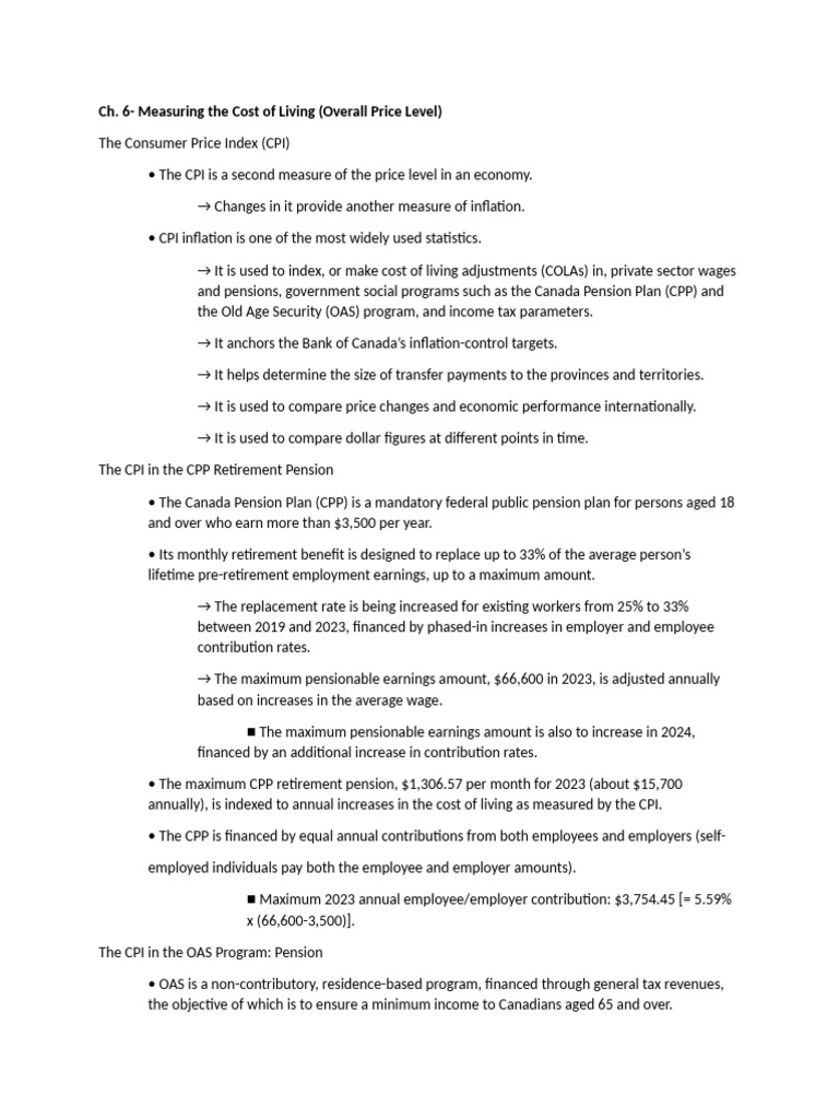 ECO Chapter 6 Notes (FINAL) | PDF
