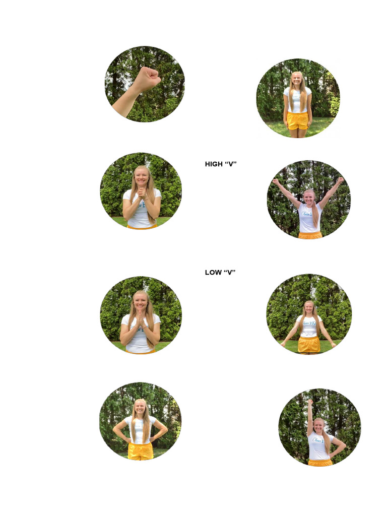 Basic Positions in Cheerdance | PDF