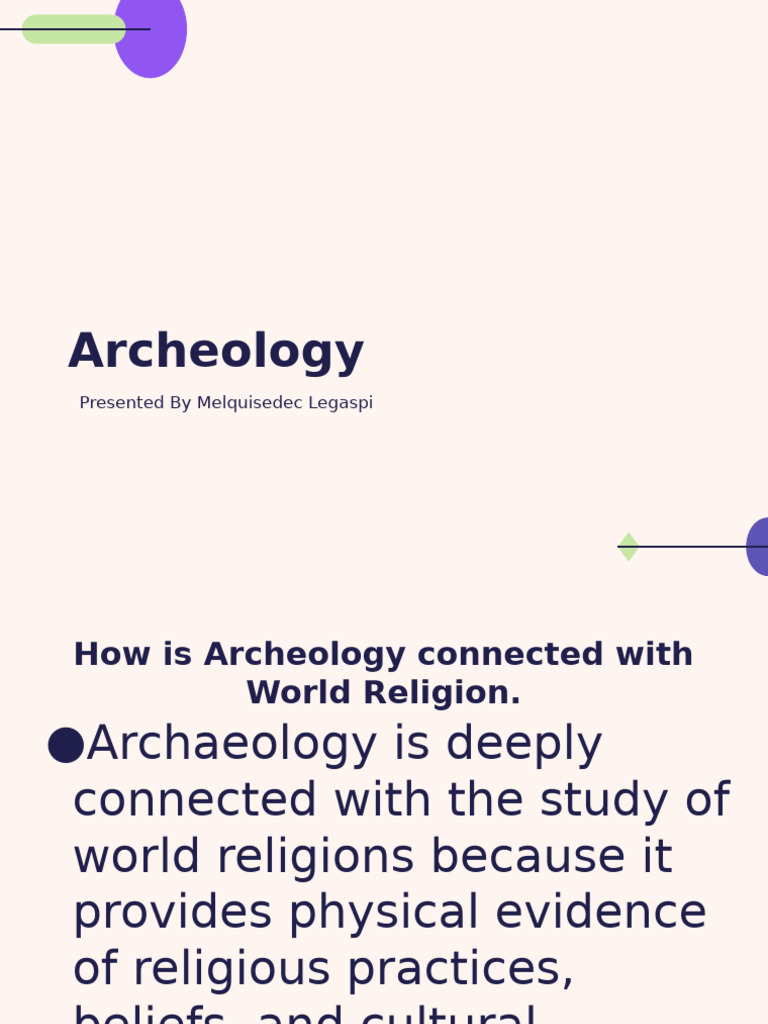 Archeology WPS Office | PDF