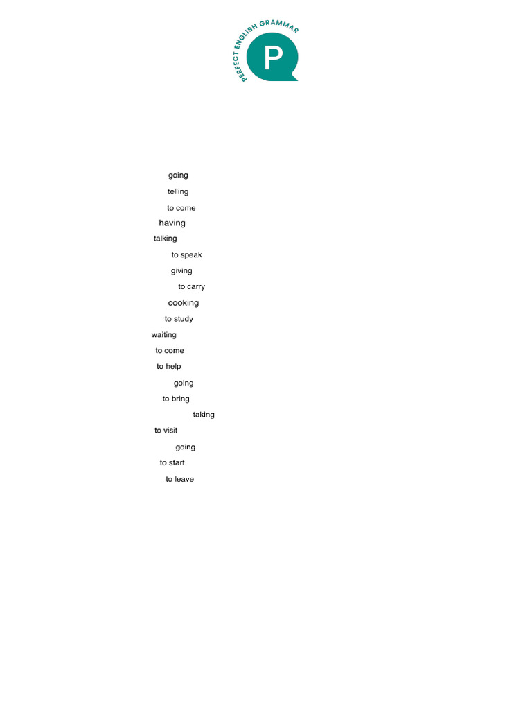 Homework Verb Patterns Pdf