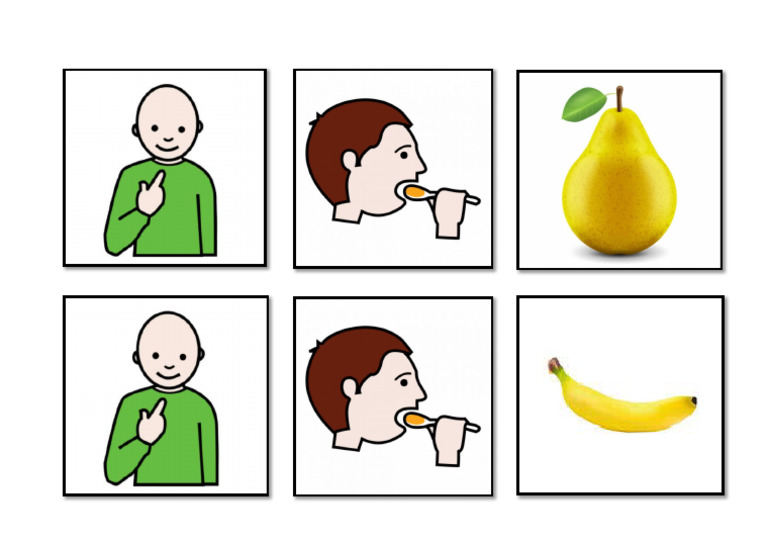 Pictogramas de Yo Como | PDF