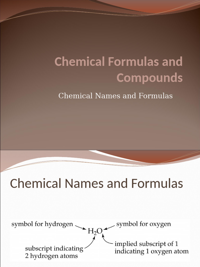 Formula Writing | PDF