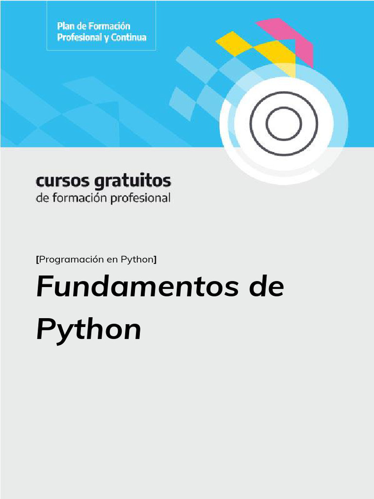 Manual 1 - Fundamentos de Python - POO en Python - Min. Trabajo | PDF