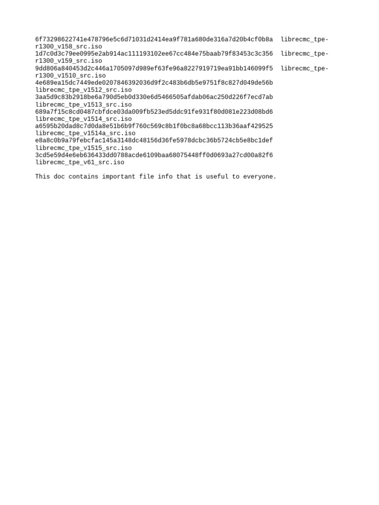 Sha256sums 1 | PDF