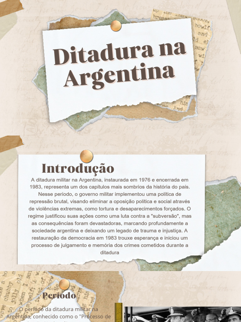 Ditadura Militar na Argentina (1976-1983) | PDF | Repressão política ...