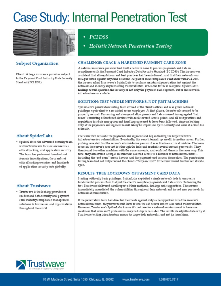Case study penetration image