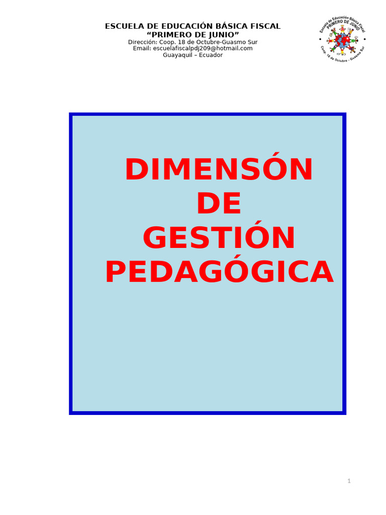 P. - Dimension Pedagogica | PDF