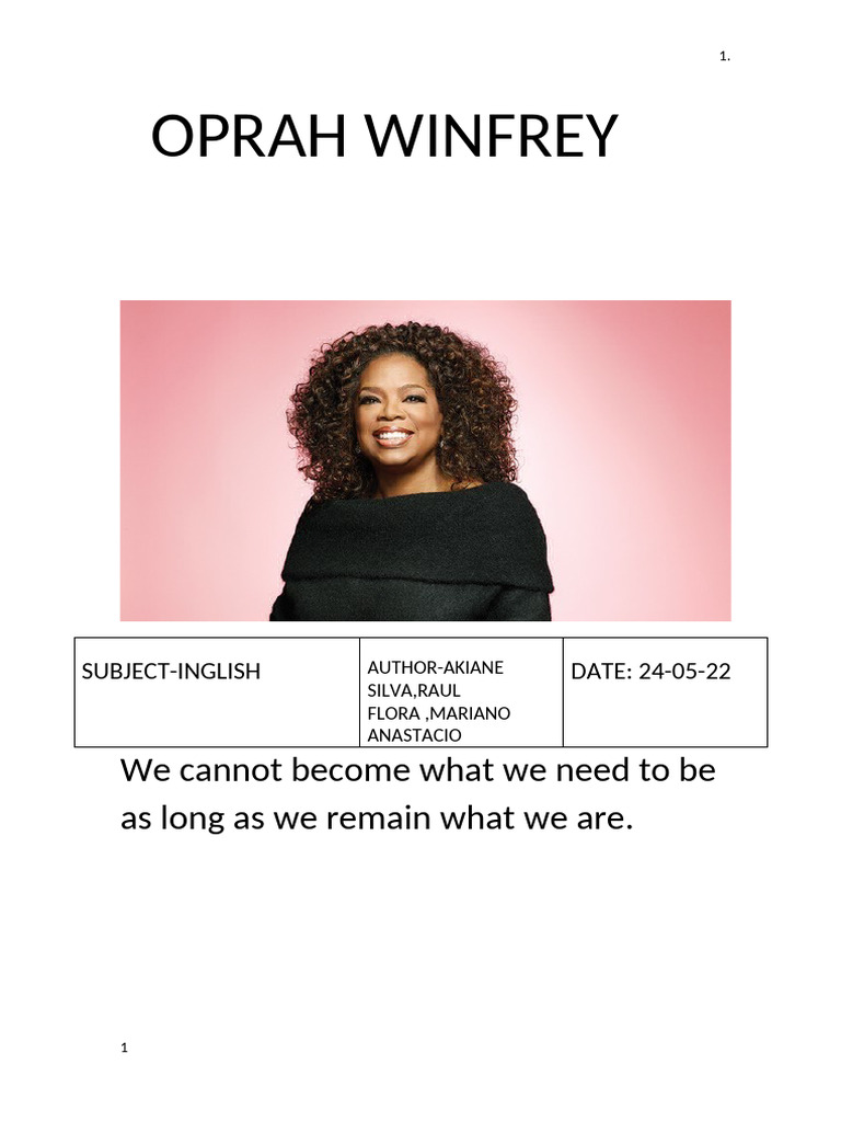 Oprah Winfrey | PDF