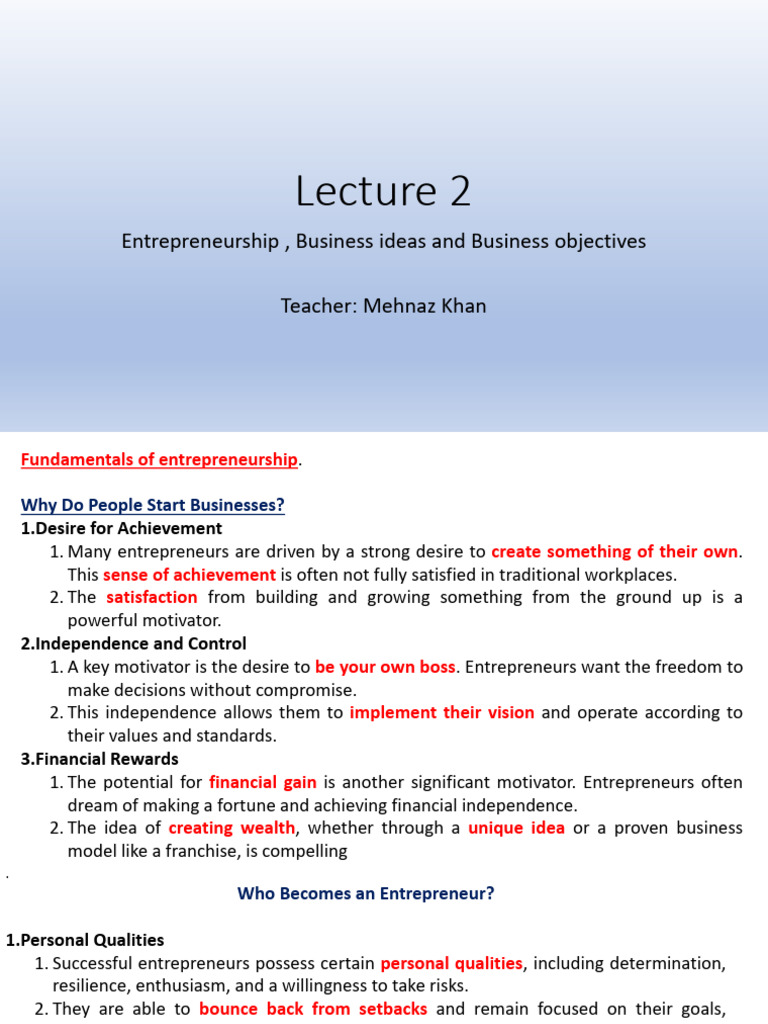 Lecture 2 | PDF