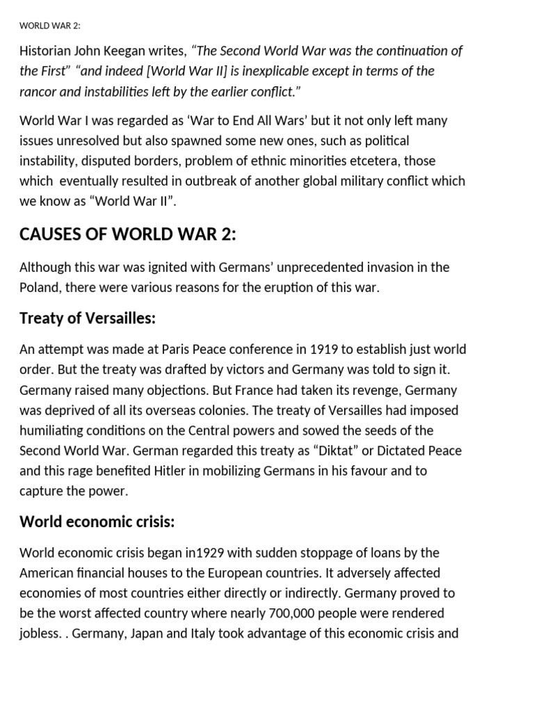 WORLD WAR 2 | PDF