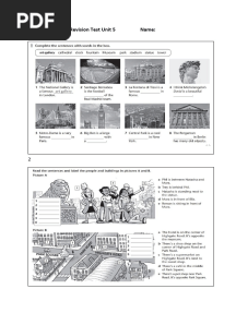 Project Explore 3 Revision Test Unit 5