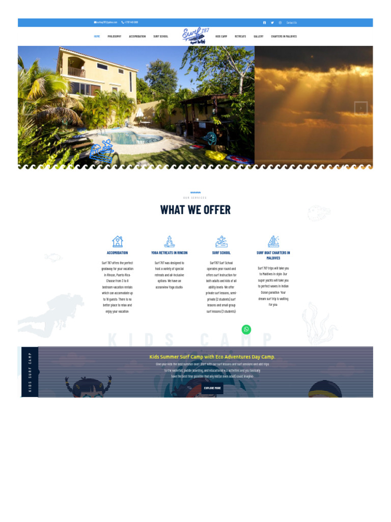 Photo inspiration: Visual Reference: Surf 787 Villa Vacation Rentals Surf Lessons