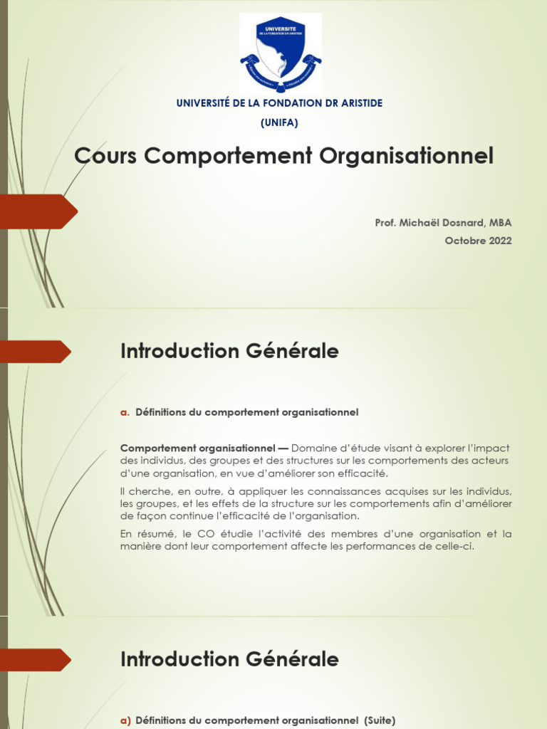 Introduction Générale | PDF