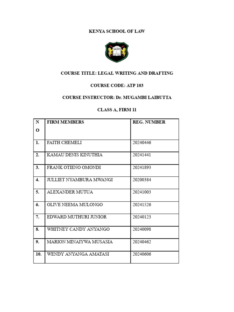 Class a firm 11 deed poll pdf